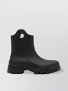 Moncler Misty Cut-out Rain Boots For Women In Black
