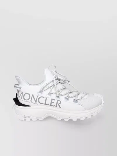 Moncler Chunky Sole Trail Grip Sneakers In White