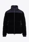 Moncler Navy Archivio Ciampac Down Jacket In Navy