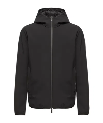 Moncler Ciampolin Hooded Down Jacket In Black