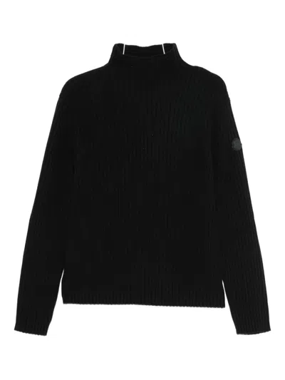 MONCLER CICLISTA RIBBED HIGH-NECK SWEATER