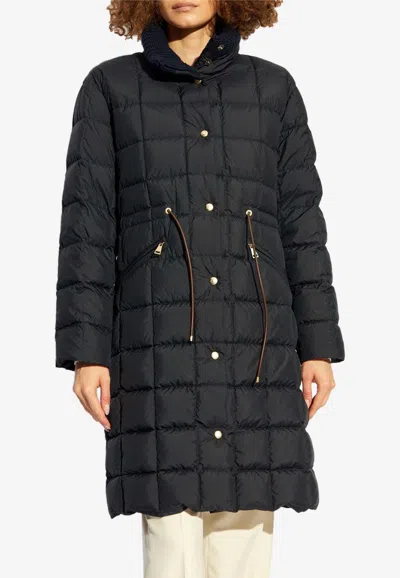 Moncler Cintra Raincoat In Blue