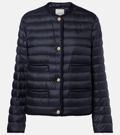 Moncler Circaete Quilted Down Jacket In Brown