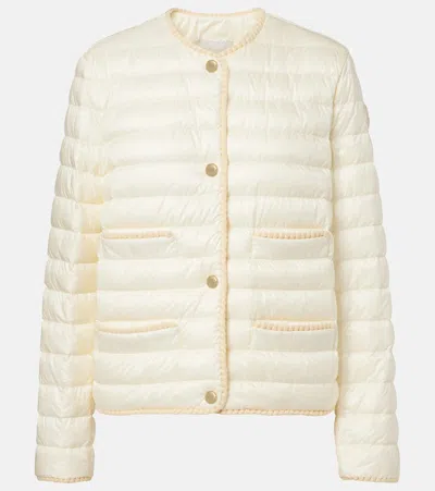Moncler Circaete Quilted Down Jacket In White