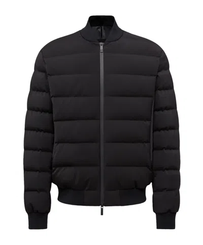 Moncler Cirer Down Bomber Jacket In Black