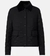 Moncler Citno Quilted Down Jacket In Black