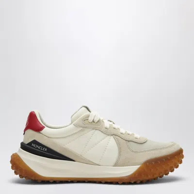 Moncler Citytrek Mini Nylon & Leather Sneakers In Beige