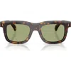 Moncler Claro 51mm Polarized Square Sunglasses In Tortoise