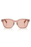 Moncler Claro 54mm Polarized Square Sunglasses In Pink