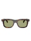 Moncler Claro Tortoiseshell Square-frame Sunglasses In Brown