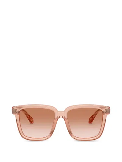 Moncler Clasico Square-frame Sunglasses In Pink