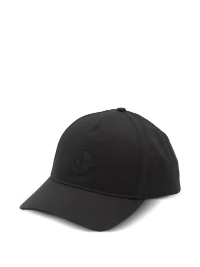 Moncler Classic Baseball Cap For Men In Black