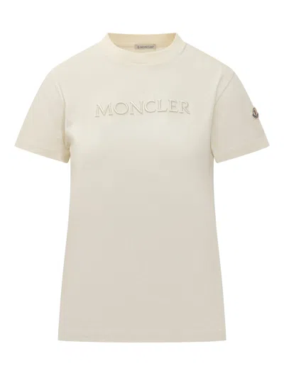 Moncler Classic Cotton T-shirt In Multi