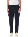 Shop Moncler Classic Drawstring Pants In Black