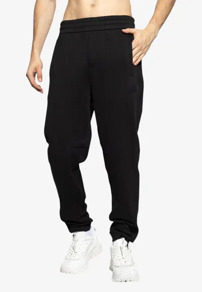 Moncler Classic Logo Track Pants In Black