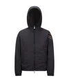 Moncler Claut Hooded Windbreaker Black In Black