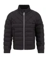 Moncler Cleanthe Logo Down Jacket In Black