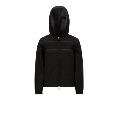 Moncler Clisson Embroidered Hooded Jacket Black In ブラック