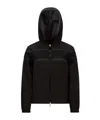 Moncler Clisson Embroidered Hooded Jacket In Black