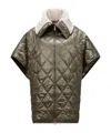 Moncler Cloak Down Jacket In Green