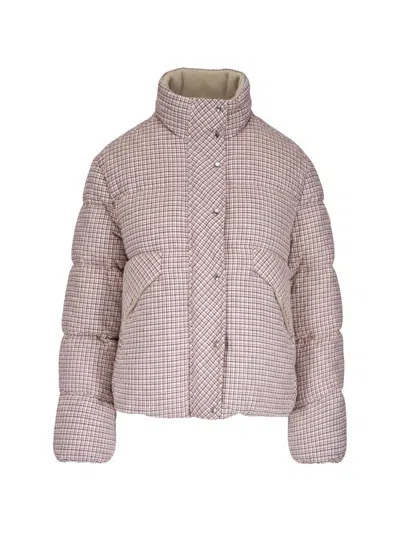 Moncler Cloante Short Down Jacket In Pink