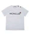 Moncler Enfant Logo Printed Crewneck T-shirt In 002