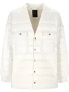 Moncler Rick Owens Outerwear Jacket Mu02d2f01 In White