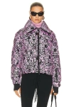 Moncler Cluses Nylon Down Ski Jacket In Black & Multi