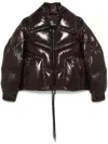 Moncler Grenoble Cluses High-shine Finish Down Jacket In 褐色