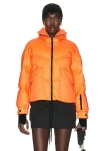 Moncler Cluses Down Puffer Jacket In Orange