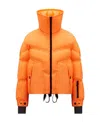 Moncler Cluses Down Puffer Jacket In Orange
