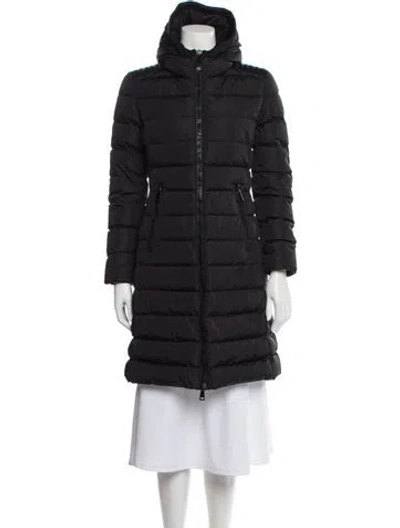 Pre-owned Moncler Coat In Black