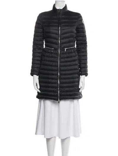 Pre-owned Moncler Coat In Black