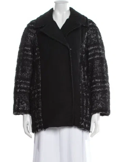Pre-owned Moncler Coat In Black