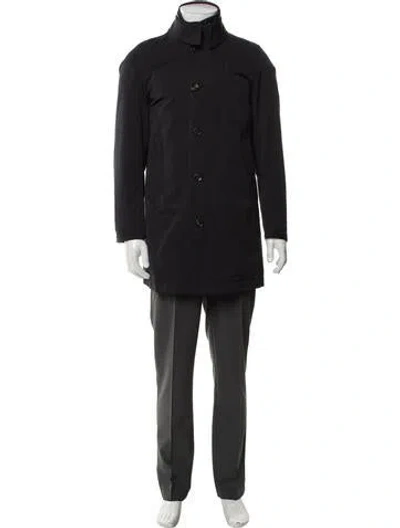 Pre-owned Moncler Coat In Black