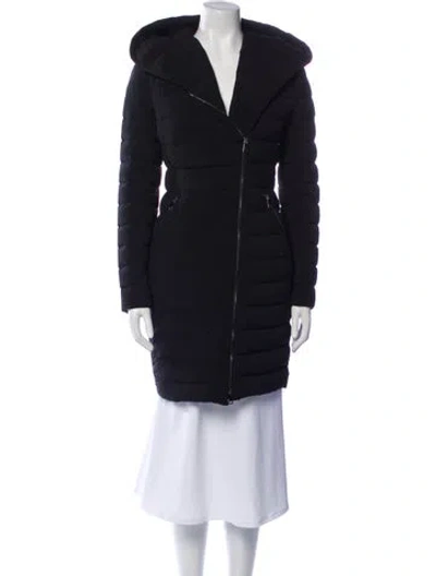 Pre-owned Moncler Coat In Blue