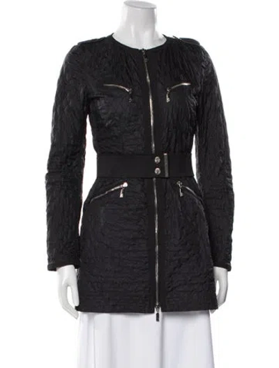 Pre-owned Moncler Coat In Gray