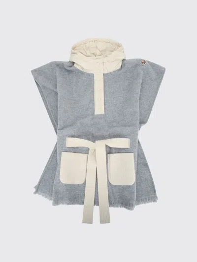 Moncler Coat Kids In Gray