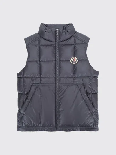Moncler Coat Kids In Gray