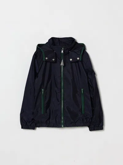Moncler Jacket  Kids Color Navy In Black