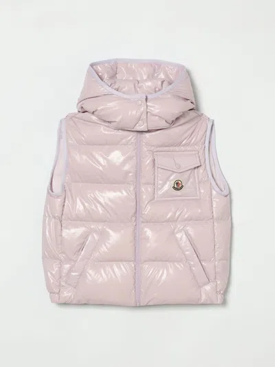 Moncler Coat Kids  In Pink