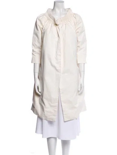 Pre-owned Moncler Coat In Neutral