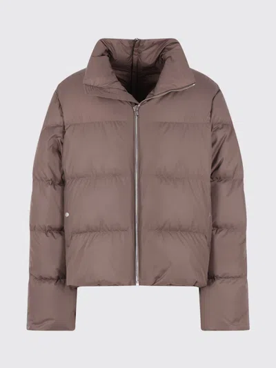 Moncler Coat Woman  In Brown