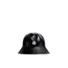 Moncler Logo-patch High-shine Bucket Hat In Black