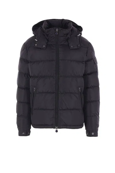 Moncler Coats In Black