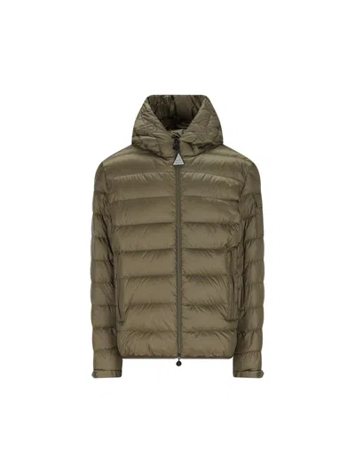 Moncler Coats In Green