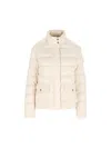 Moncler Bessettes Short Down Jacket In Neutral