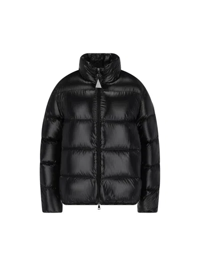 Moncler Coats In Black