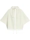 Moncler Hooded Wool Cashmere Cape
