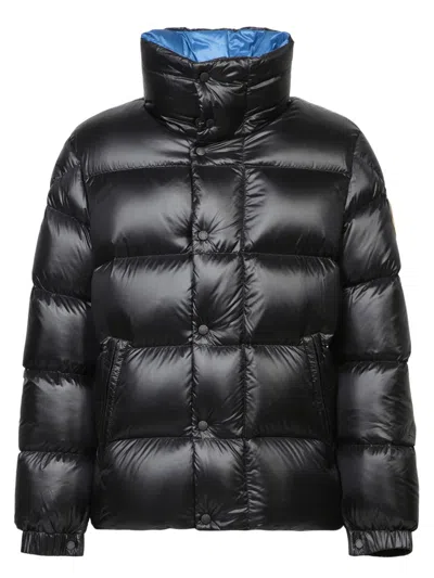 Moncler High Neck Padded Jacket In Black